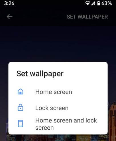 Kilit ekranı duvar kağıdı Android 10 nasıl değiştirilir