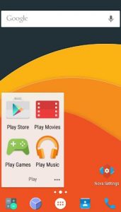Android akıllı telefon için Nova Launcher uygulamaları