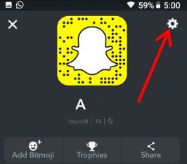 Android telefon Snapchat ayarları