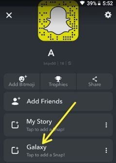 Snapchat android Oreo'da coğrafi sınırlanmış hikaye