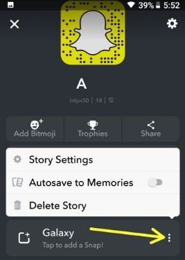 Snapchat Geo, Android'de hikaye ayarlarını çitle çevirdi