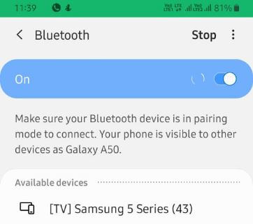 Samsung Galaxy A50 Bluetooth sorunları nasıl giderilir