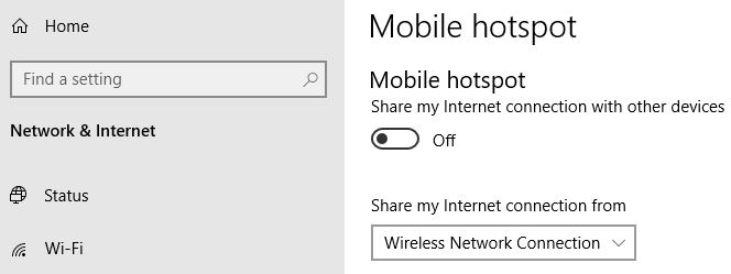 Windows 10'da mobil Hotspot nasıl açılır